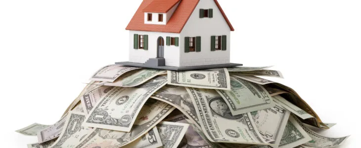 House on top of bills